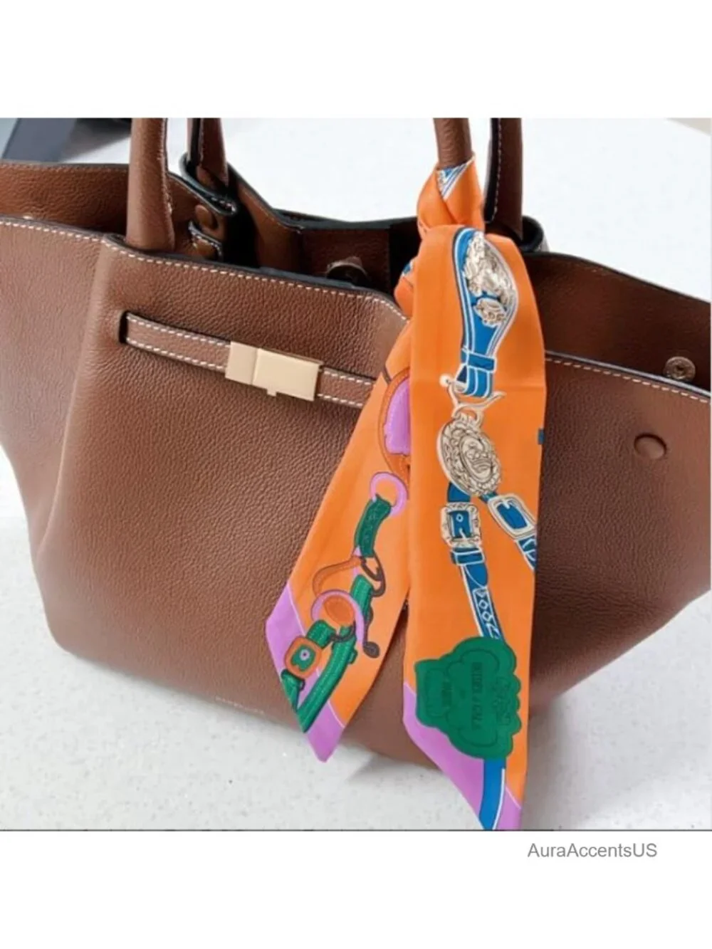 Thin Silk-like Scarf for Women, 35